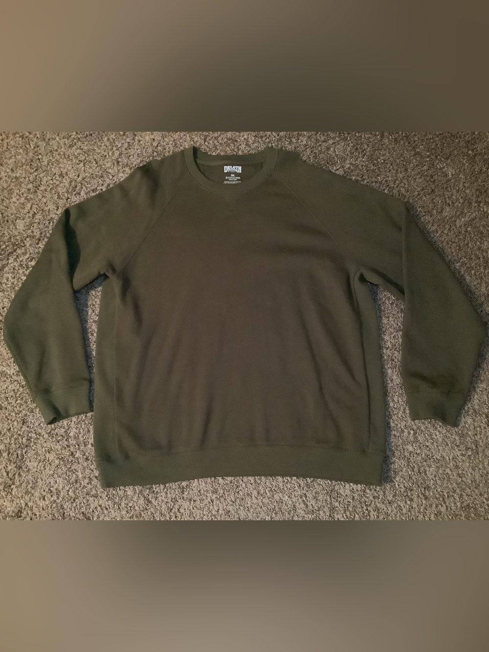 Duluth sweatshirt, color: green, size: 2XL